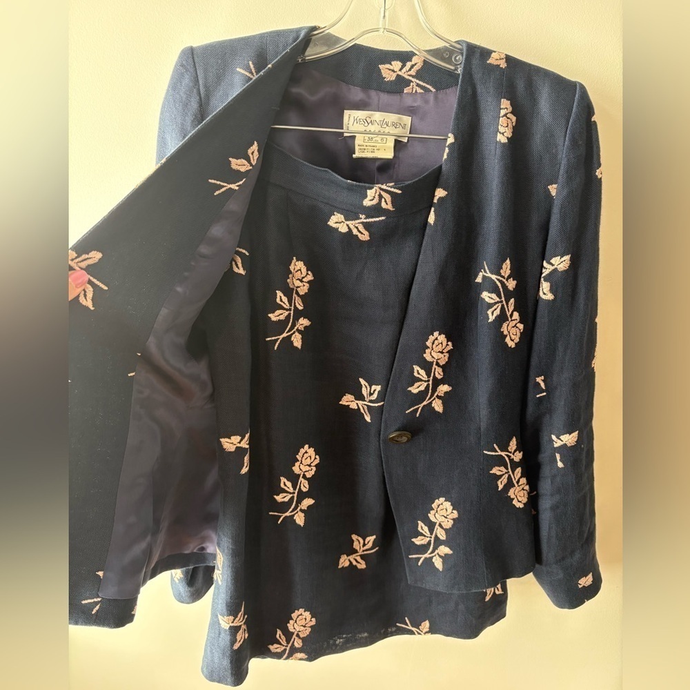 Vintage YSL Skirt Set - Picture 3 of 6